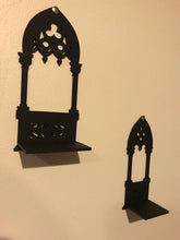 Load image into Gallery viewer, Gothic Arch LED Candle Holder, Laser-cut