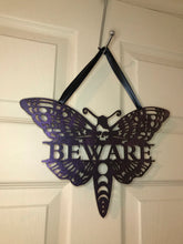 Load image into Gallery viewer, Death Head Moth Welcome Sign, Esoteric Decor
