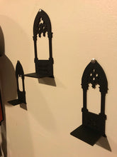 Load image into Gallery viewer, Gothic Arch LED Candle Holder, Laser-cut
